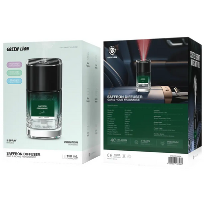 Green Lion Saffron Diffuser | Car & Home Fragrance