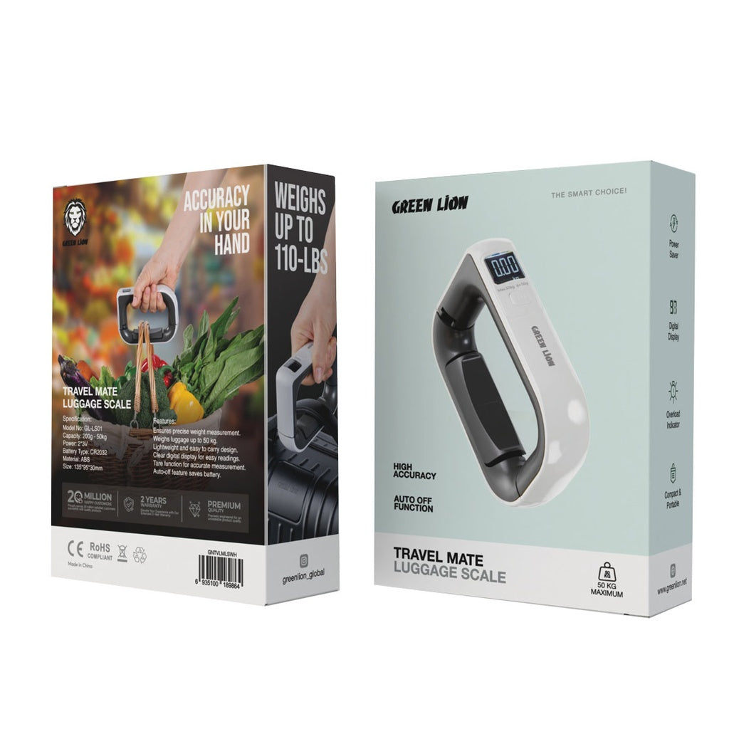 Green Lion Travel Mate Luggage Scale 50 KG