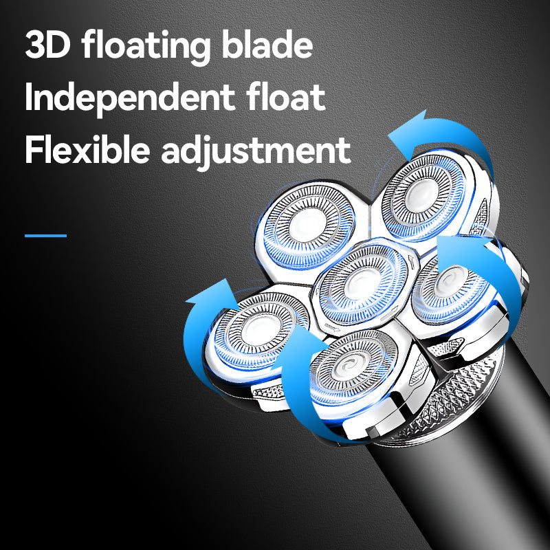 مجموعة ماكينة الحلاقة الكهربائية القابلة للطي للرجال ٤ في ١ من كيمي KM-2193