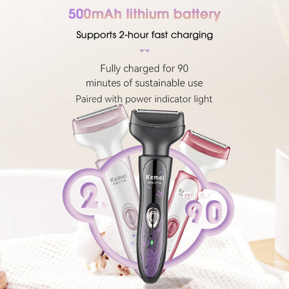 Kemei 4in1 Ladies Multifunction Shaving Kit KM-7114