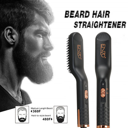 Enzo Beard Straightener Brush EN-4007