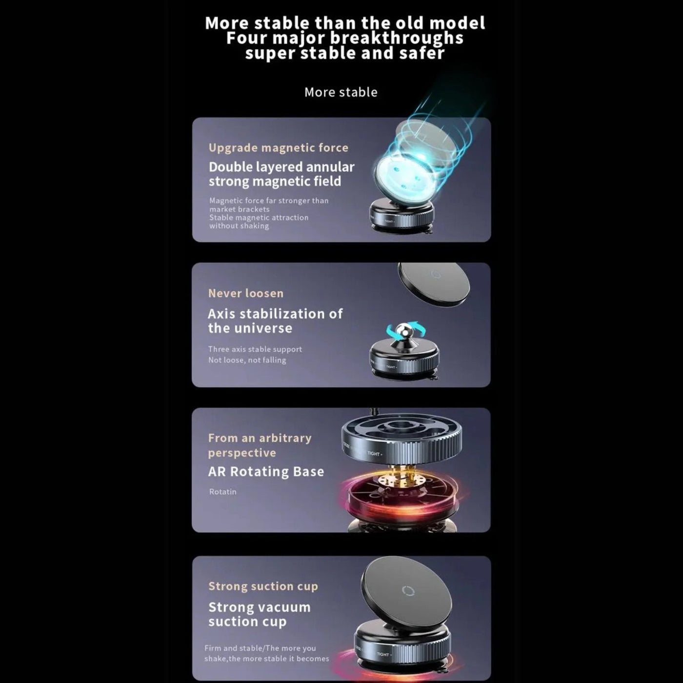 حامل شفط مغناطيسي - K009