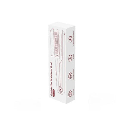 2in1 Cordless Hair Straightener Brush - LH2201