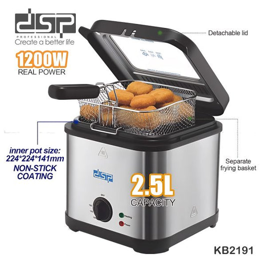 Dsp Deep Fryer 1200W/2.5L - KB2191