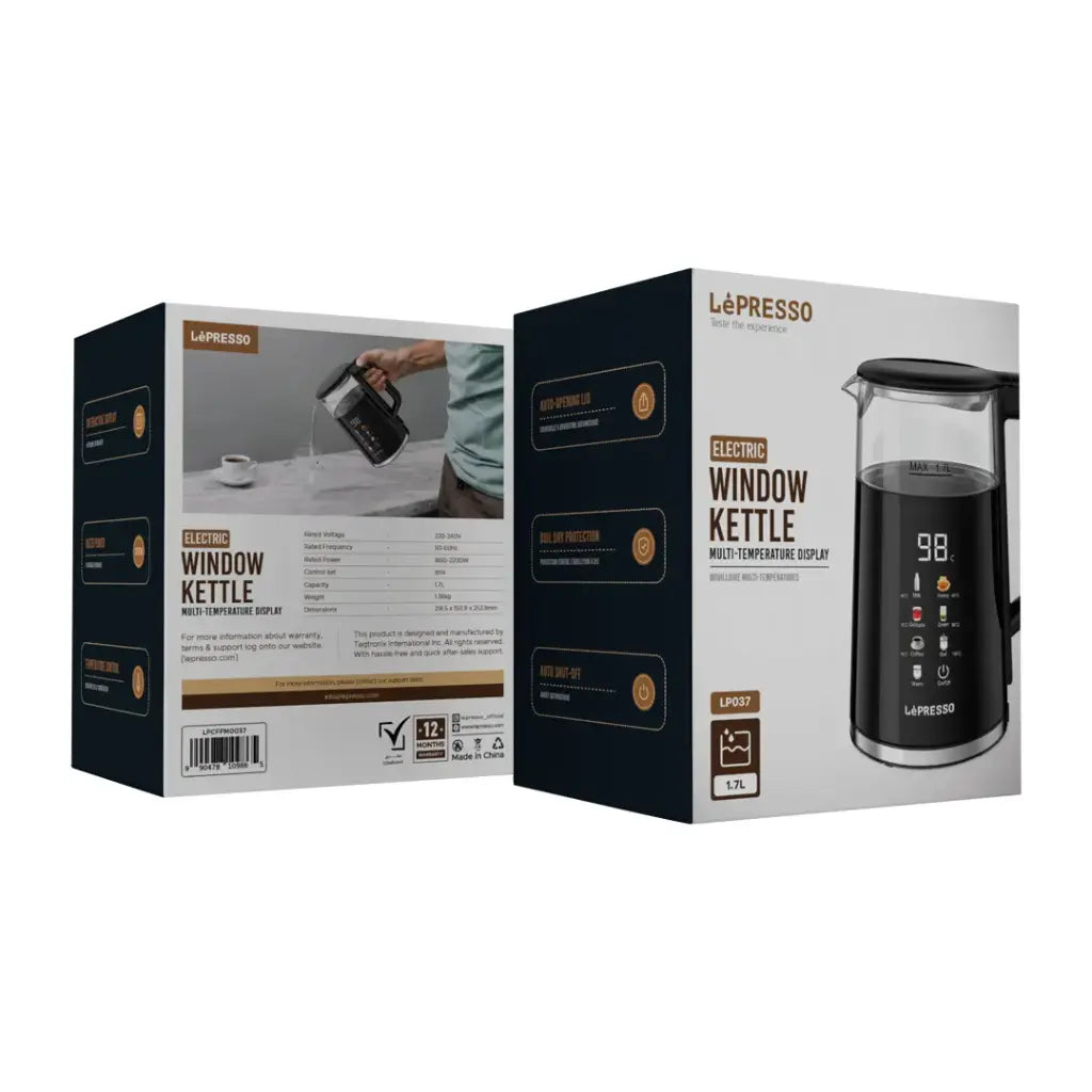LePresso Electric Window Kettle Multi-Temprature Display