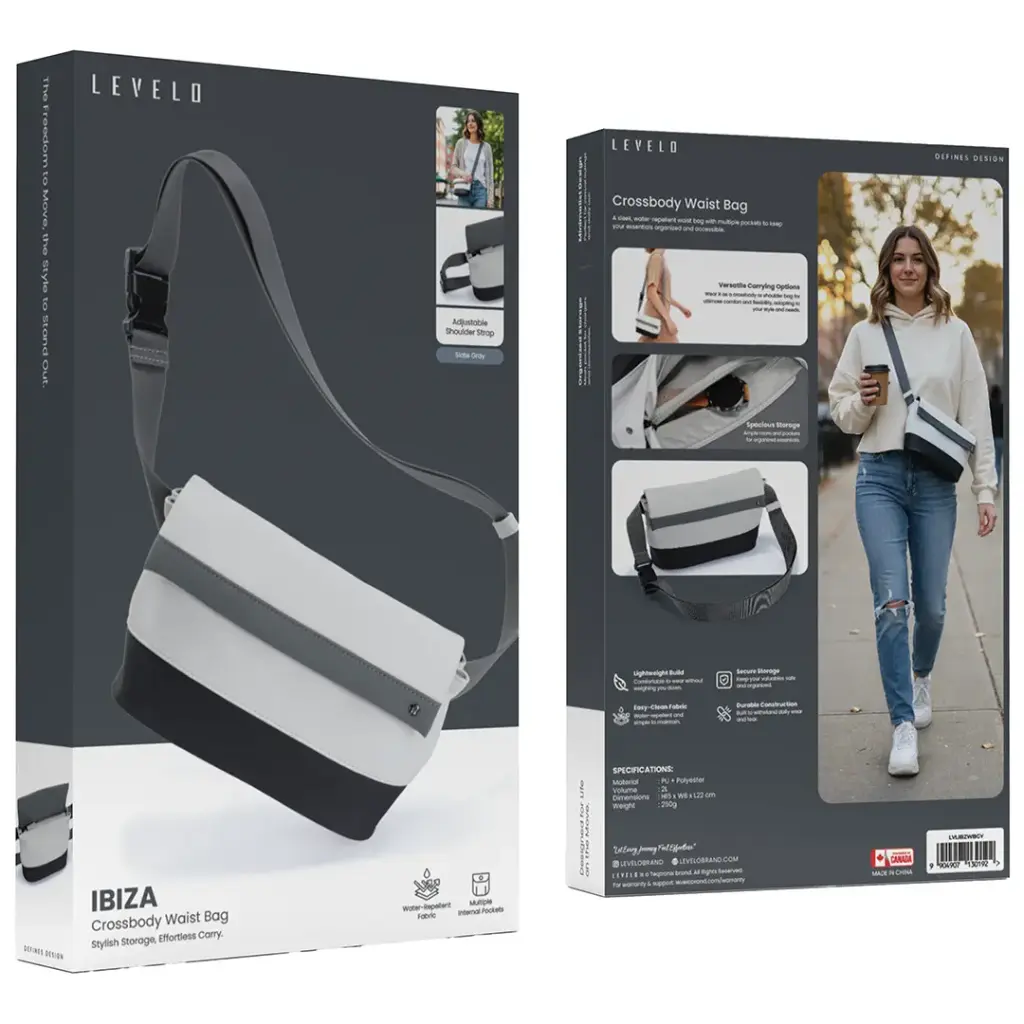 Levelo Ibiza Crossbody Waist Bag