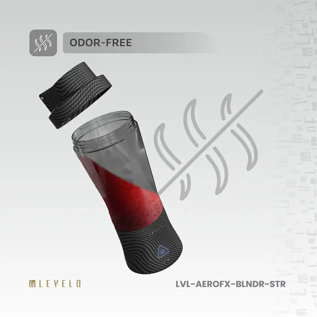 Levelo Portable Carbon Fiber Blender Aeroflex - Smoky Transparent