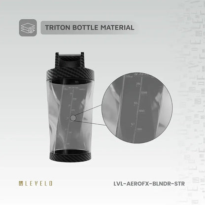 Levelo Portable Carbon Fiber Blender Aeroflex - Smoky Transparent
