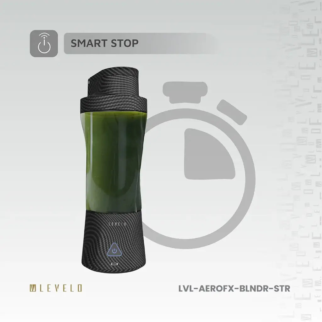 Levelo Portable Carbon Fiber Blender Aeroflex - Smoky Transparent