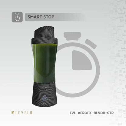 Levelo Portable Carbon Fiber Blender Aeroflex - Smoky Transparent