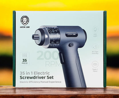 Green Lion 35 in 1 Electric Screwdriver Set