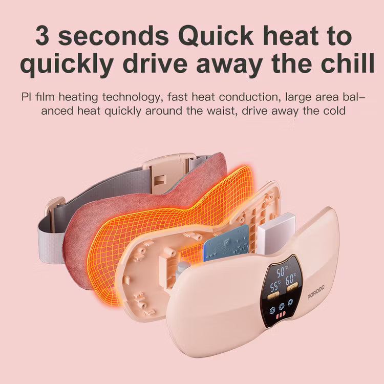 Porodo Cordless Heat Wave Massage Pad