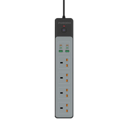 Porodo 4AC | 65W | 3000W Power Strip