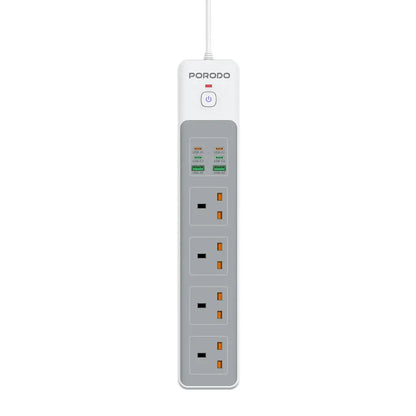 Porodo 4AC | 65W | 3000W Power Strip