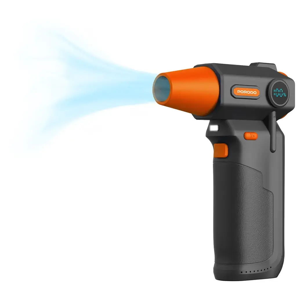 Porodo Cordless Turbo Air Duster with LED Work Light