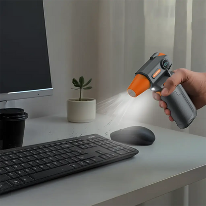 Porodo Cordless Turbo Air Duster with LED Work Light