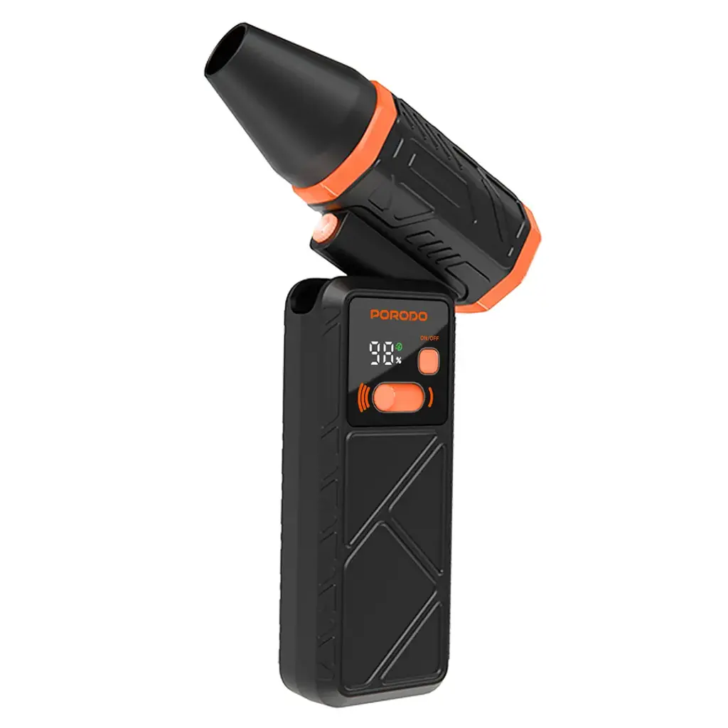 Porodo Cyclon Rotatable Turbo Blower Fan with LED Light Function