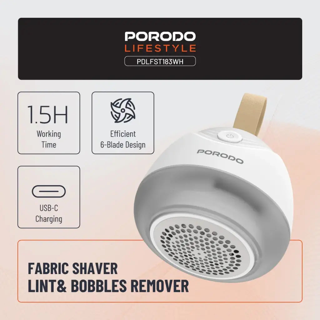 Porodo Fabric Shaver Lint & Bobbles Remover