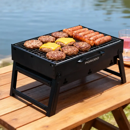 Porodo Portable Folding Mini BBQ Grill