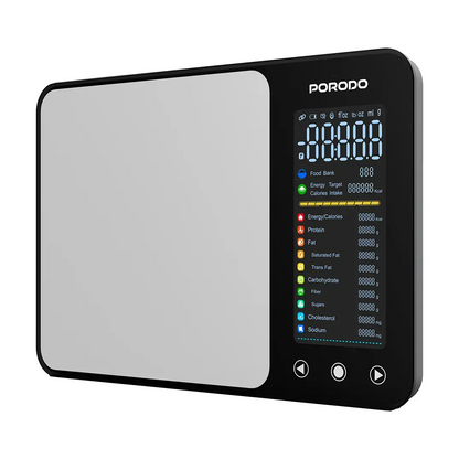 Porodo Kalio Smart Food Kitchen Scale with Measuring Tape & Nutritional Calculator