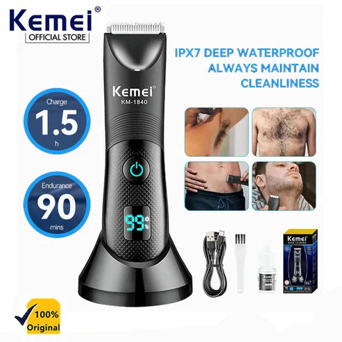 Kemei Professional Body Hair Trimmer KM-1840
