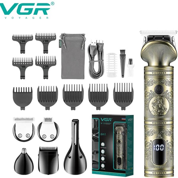 VGR 6-In-1 Professional Grooming Kit V-106