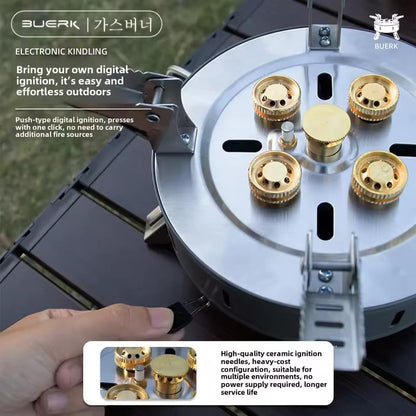 موقد بويرك بخمس شعلات AEM-005B