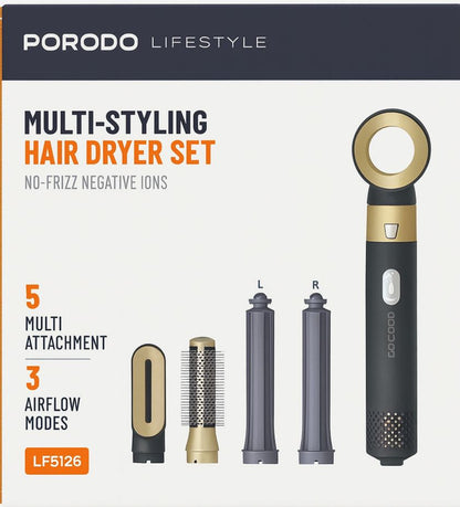 Porodo Multi-Styling Hair Dryer Set - LFS126