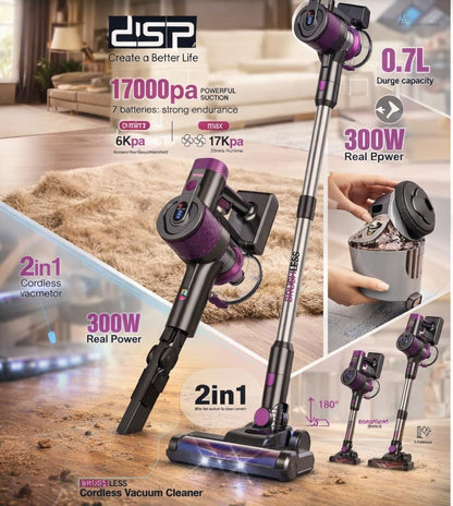 Dsp Cordless Vacuum Cleaner 300W - KD2044