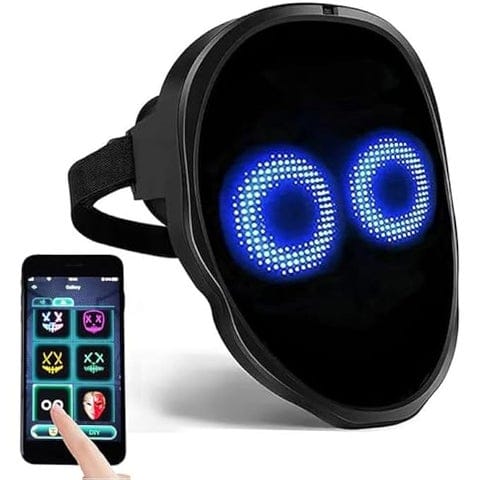 Shining LED Mask with Bluetooth Programmable App