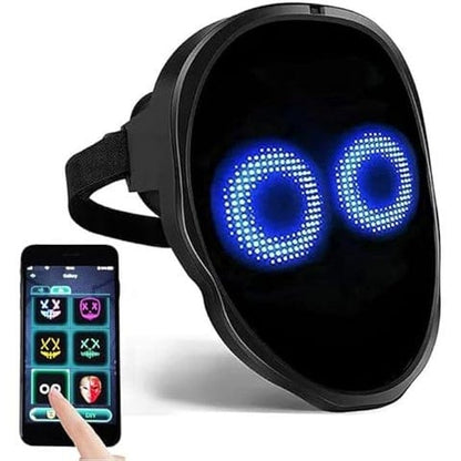 Shining LED Mask with Bluetooth Programmable App