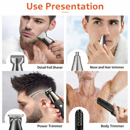 Green Lion 5 In 1 Multi-Function Hair Clipper Set 600mAh