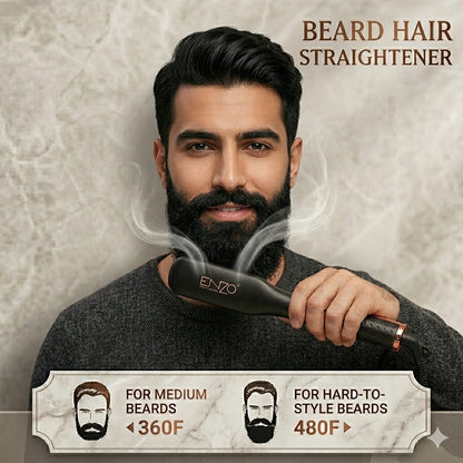 Enzo Beard Straightener Brush EN-4007