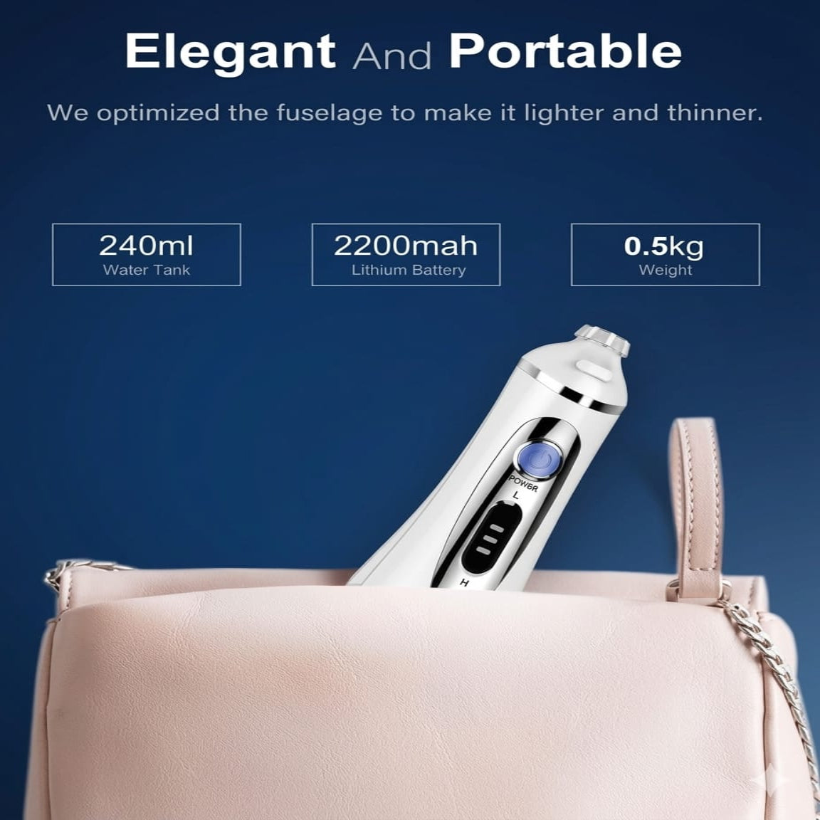 Waterpulse Portable Water Flosser - V400 Plus