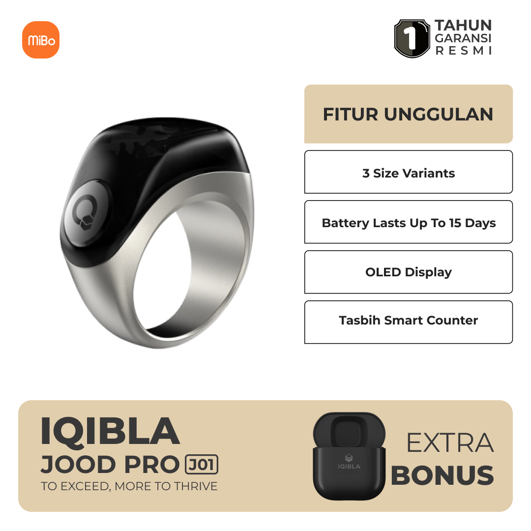 iQibla Jood Pro Zikr Ring