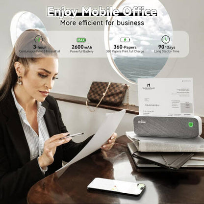 PeriPage A40 Mini Portable Thermal Bluetooth Printer