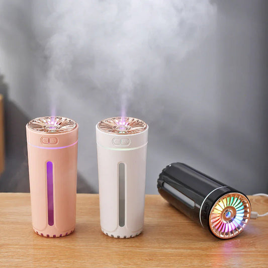 Ultrasonic Aroma Air Humidifier with 7-Color LED Light | 300ml