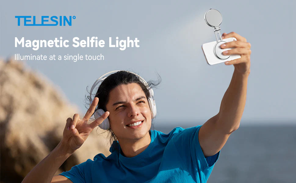 حلقة إضاءة مغناطيسية لالتقاط صور السيلفي من تيليسين C03