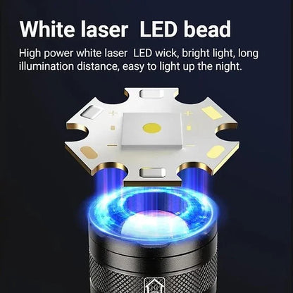 Aluminum Alloy Flashlight Power Bank Charging Treasure XA-B702