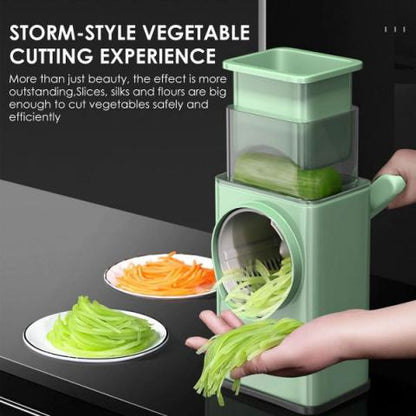 Multi-Function Vegetable Cutter | Stainless Steel Panel