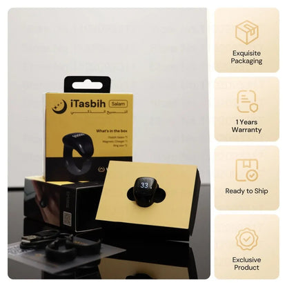 خاتم تسبيح السلام - مقاسين