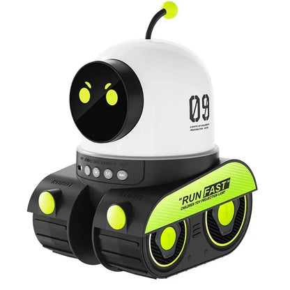 Music Cartoon Robot Car Projection Lamp for Kids