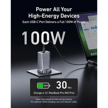 Anker Prime Charger (100W, 3 Ports, GaN)
