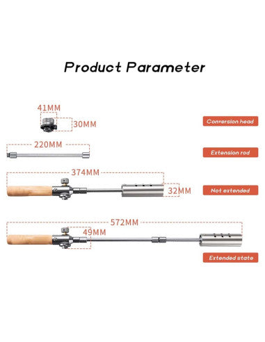 قاذف اللهب القابل للفصل TC-PQ-101